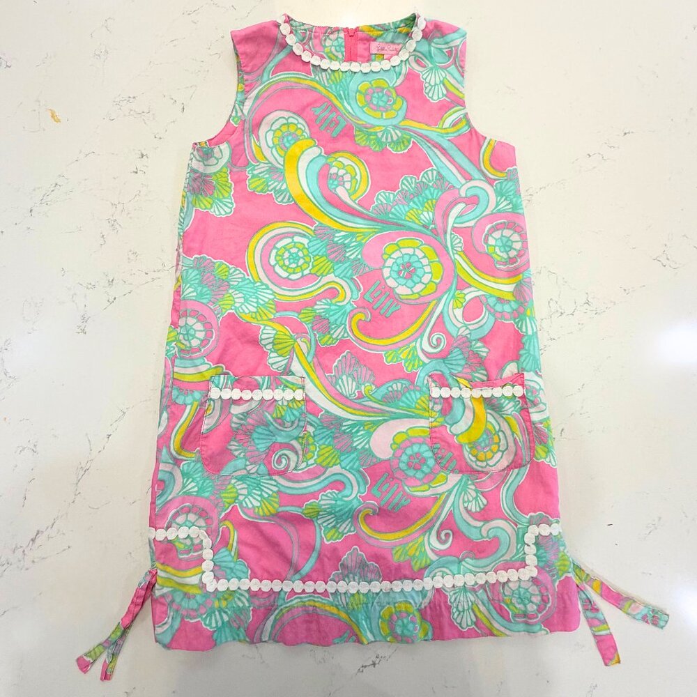 Lilly Pulitzer Girls Shift Dress Size 12